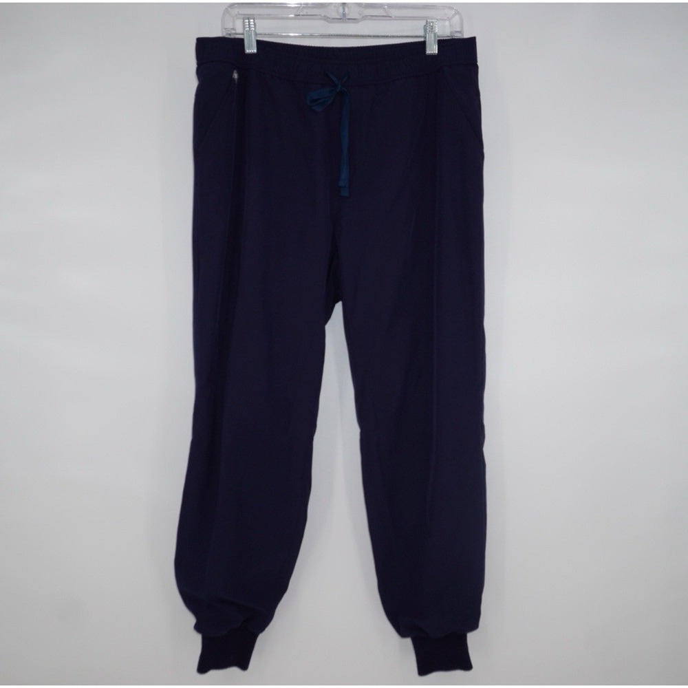 Figs Men's Tansen Jogger Scrub Lined Pants Navy Medium Short Nursing Scrubs